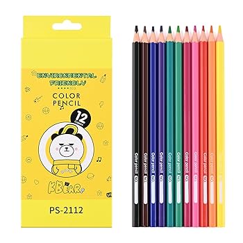 Amazon | PURAIMA色鉛筆 色鉛筆 12色 いろえんぴつ 色鉛筆 子供